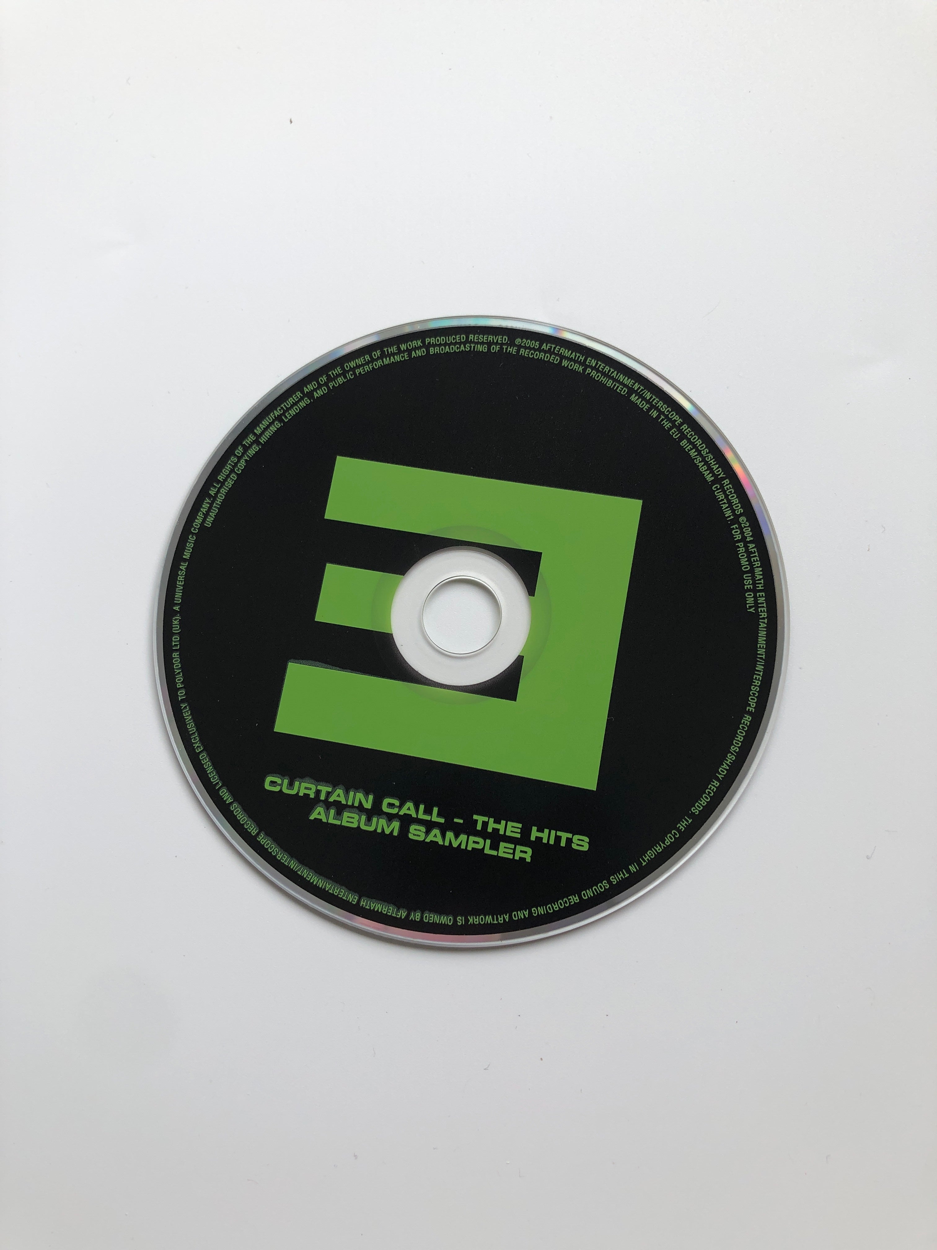 Curtain Call Promo CD