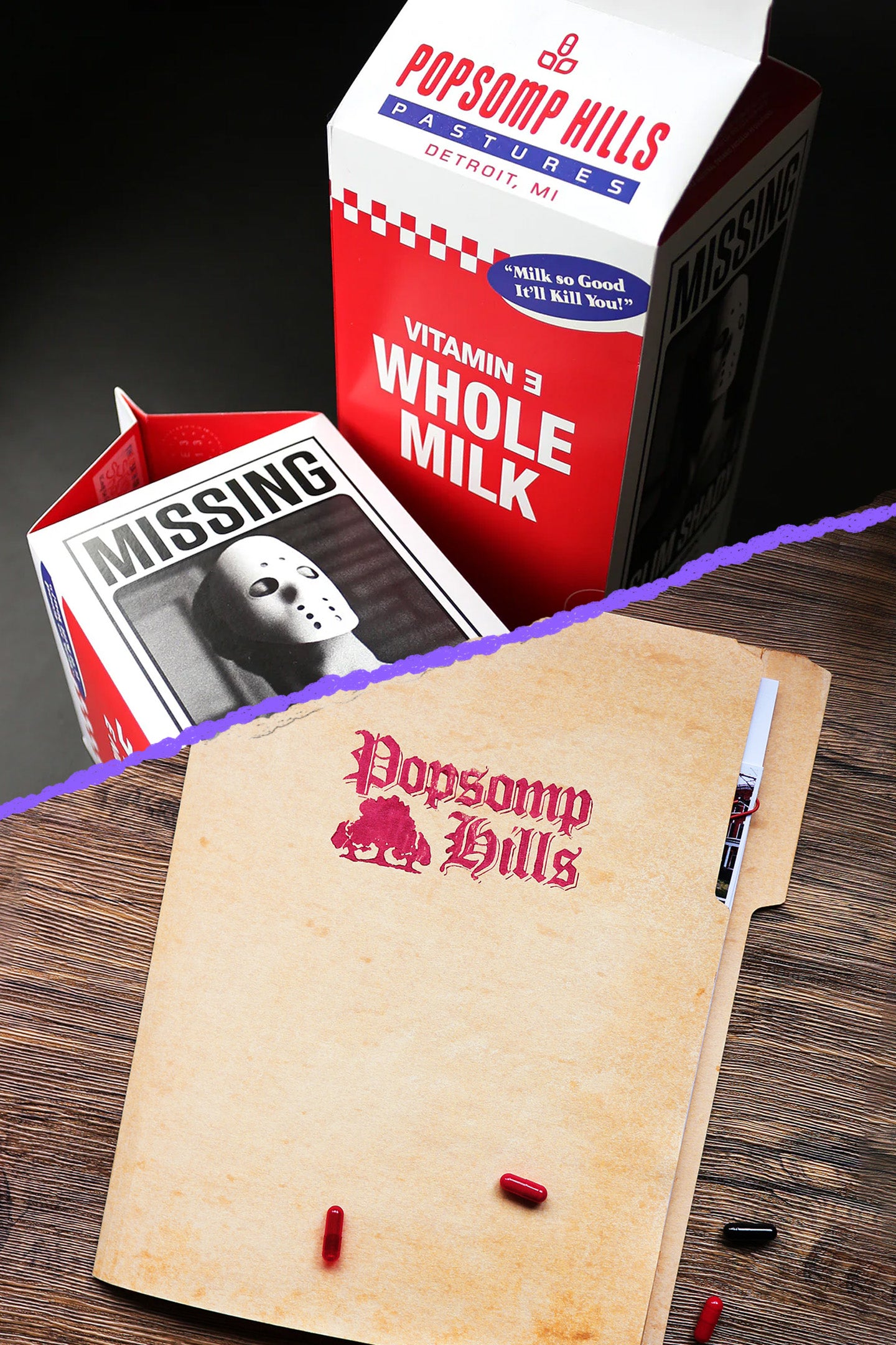 Relapse File Folder x TDOSS Milk Carton bundle