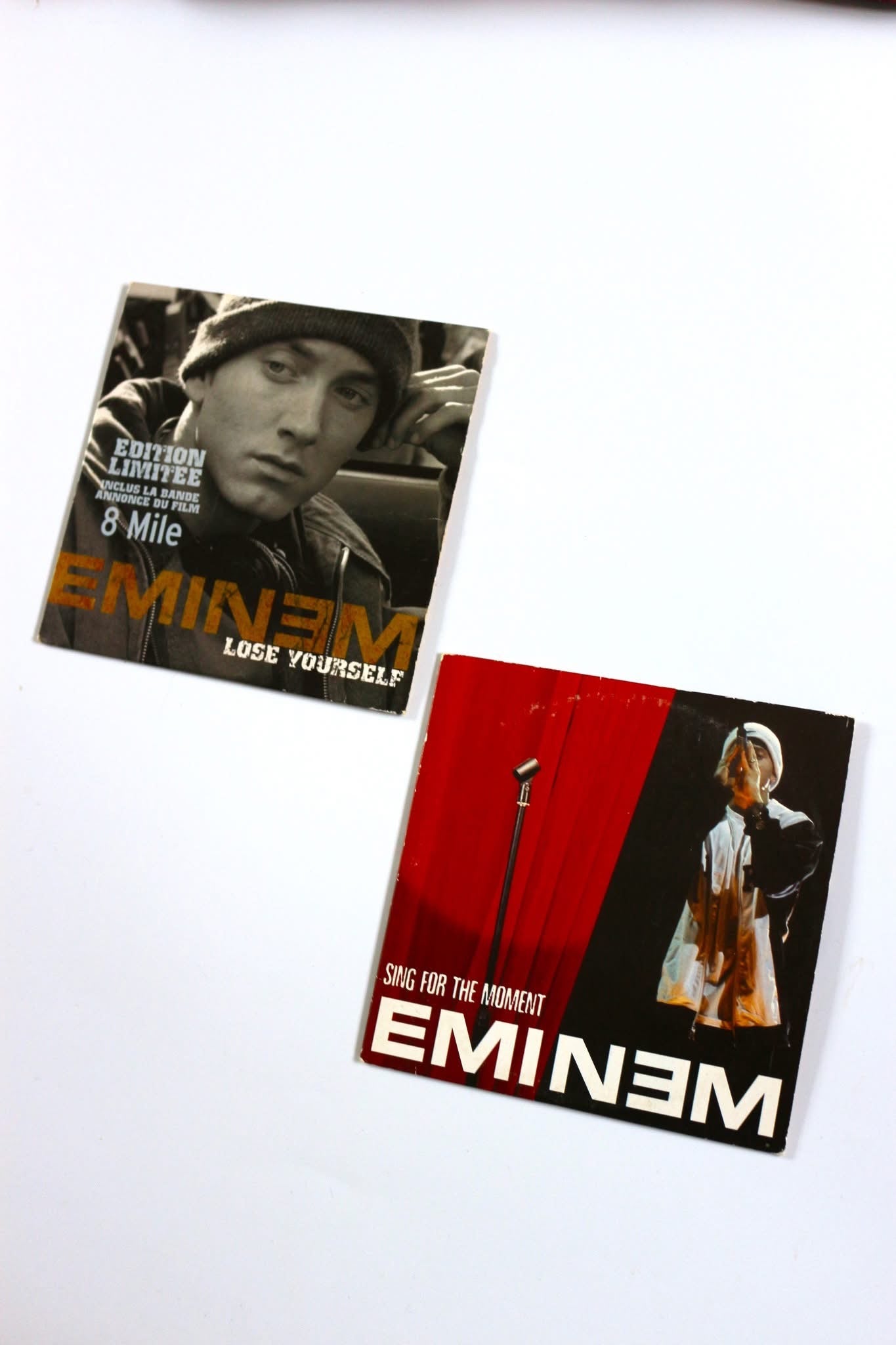 Lose Yourself + Sing For The Moment cardsleeve CD’s