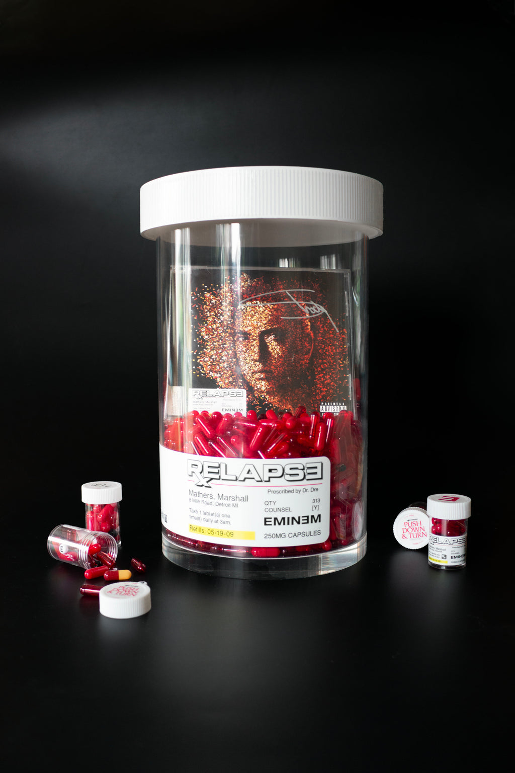 Giant Relapse Pill Bottle