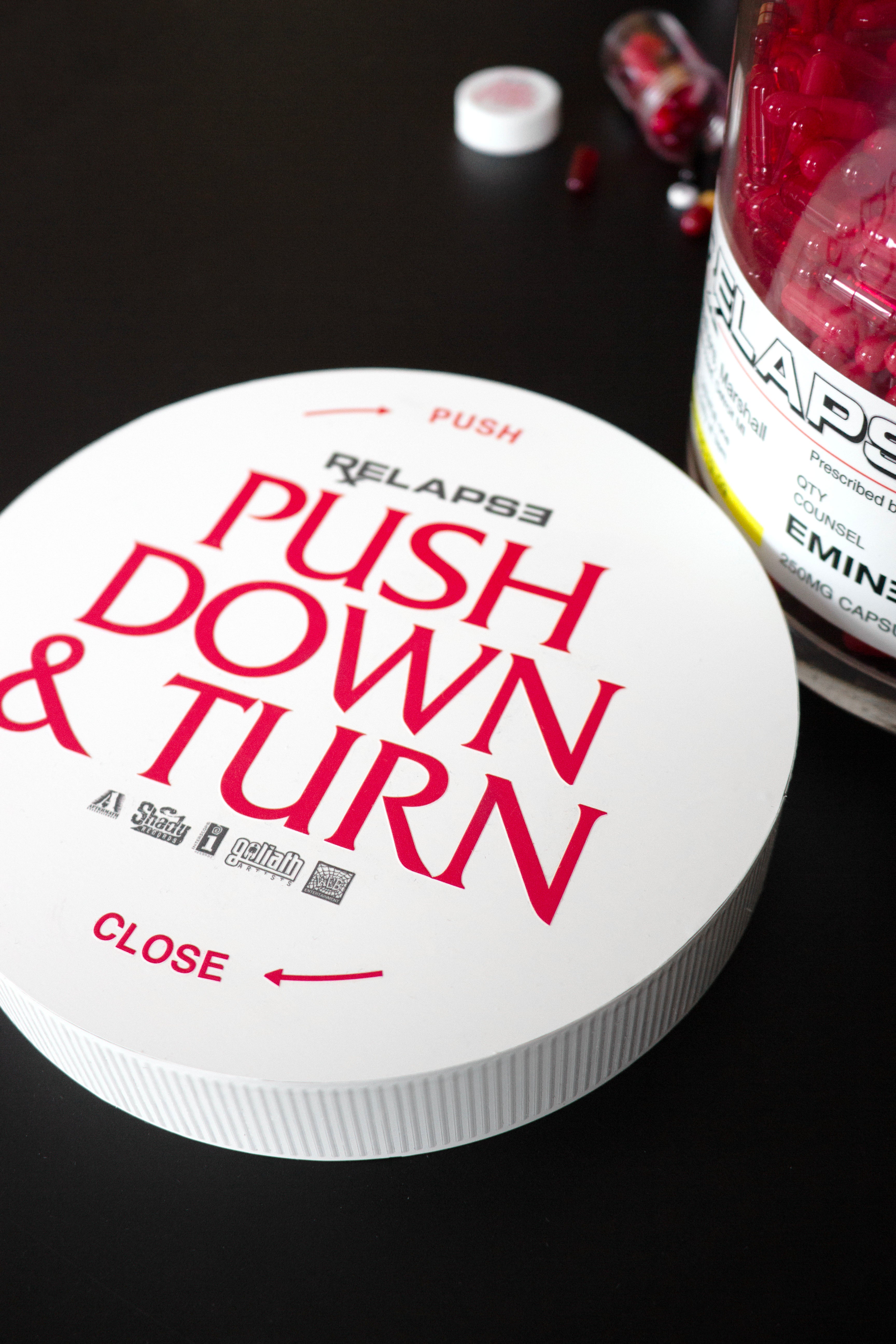 Giant Relapse Pill Bottle