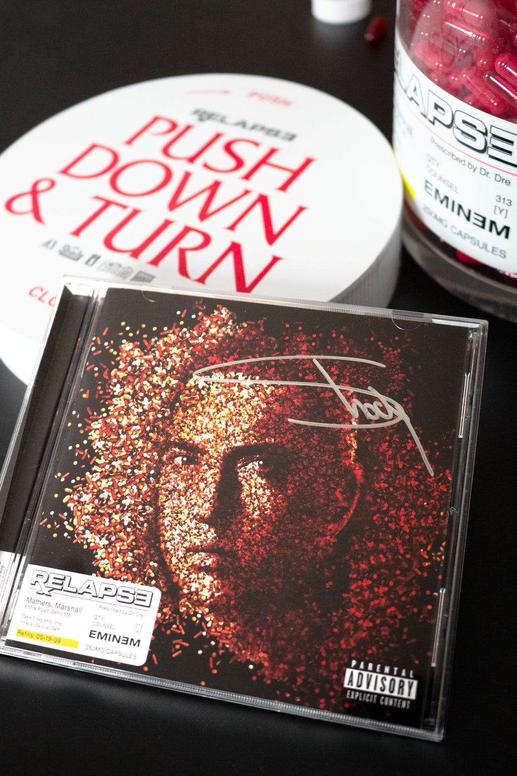 Giant Relapse Pill Bottle