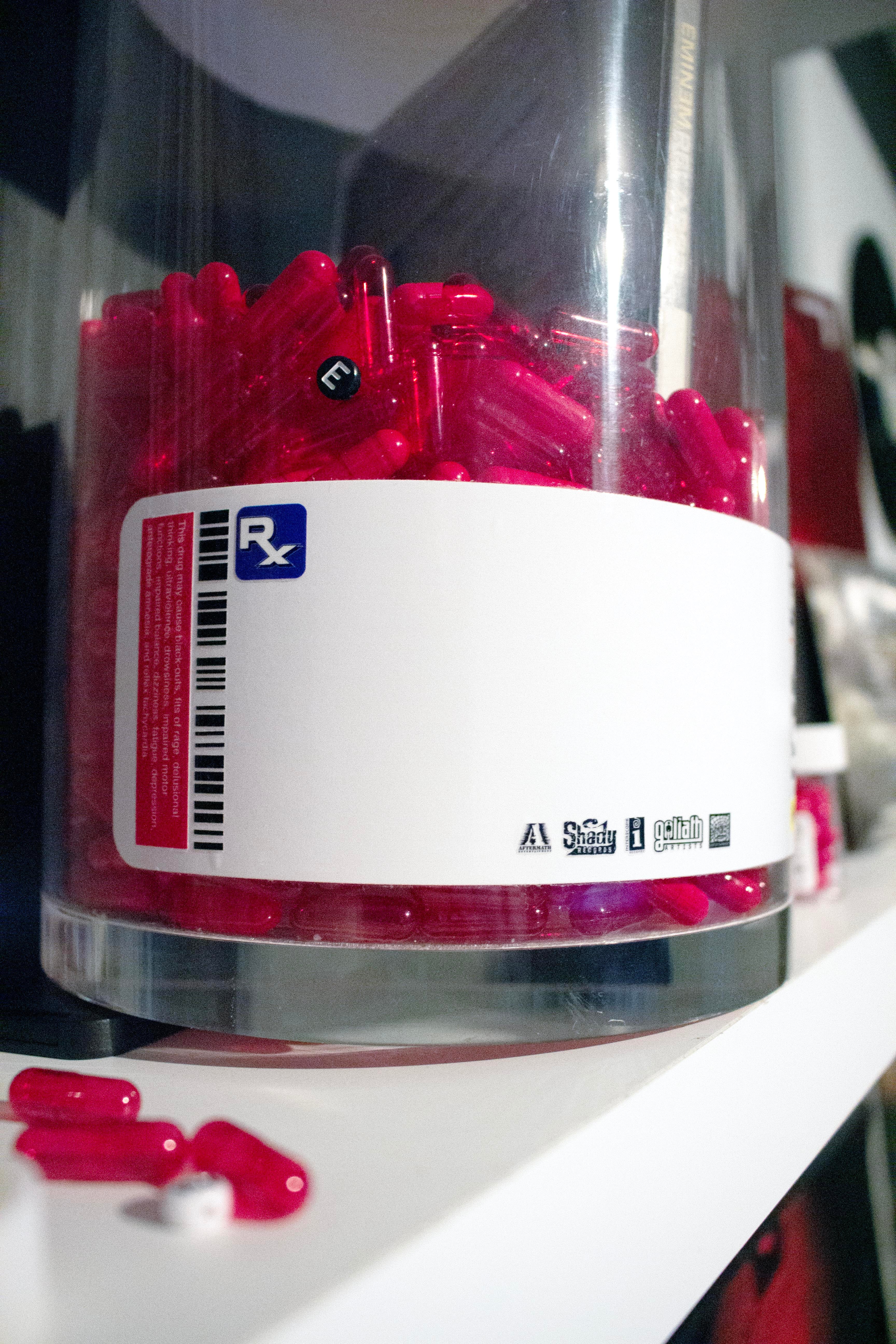 Giant Relapse Pill Bottle