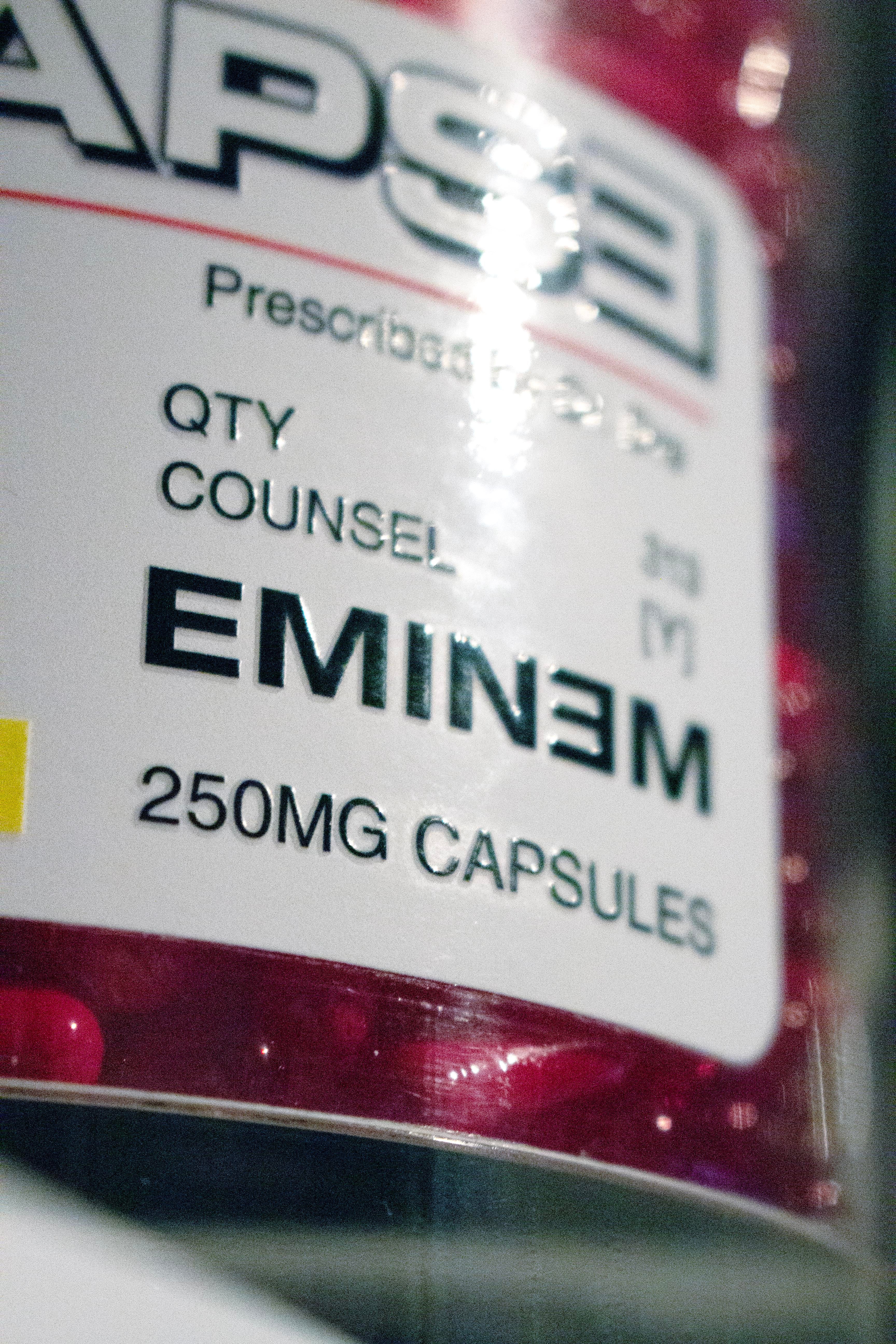 Giant Relapse Pill Bottle