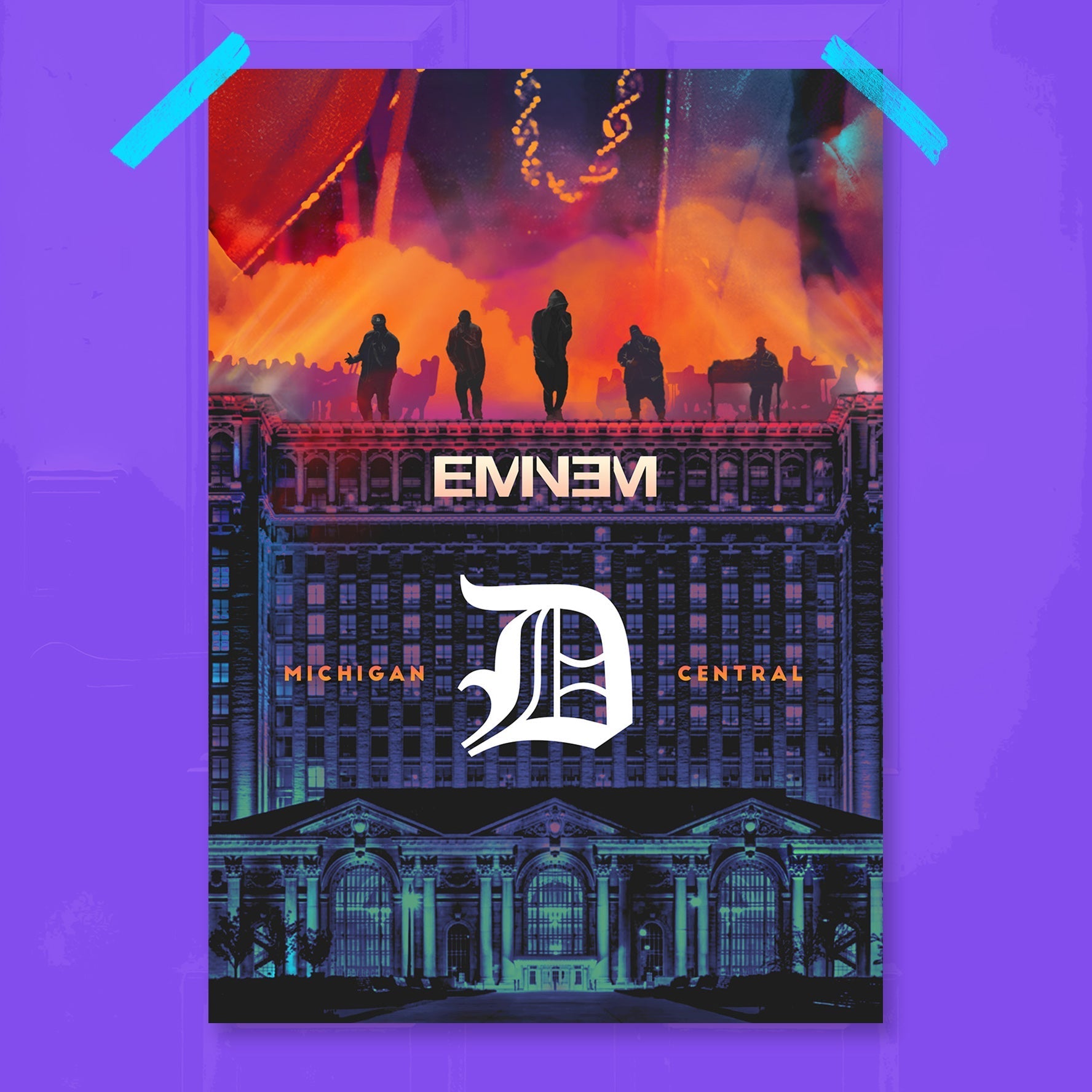 Eminem - Michigan Central Live 2 Art Print – Stan's Basement